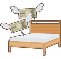 ベッドを買い換えたいのに 前のベッドの処分費が高い