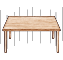 ダイニングテーブルを 運ぶのが面倒