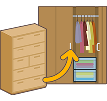 家のリフォームでの クローゼット新設